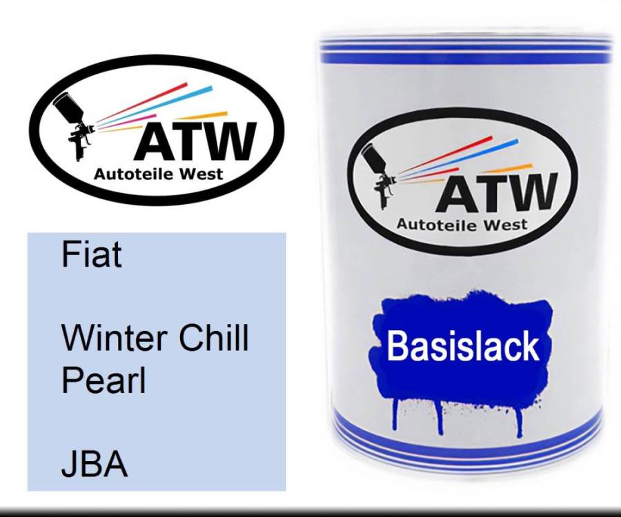 Fiat, Winter Chill Pearl, JBA: 500ml Lackdose, von ATW Autoteile West.